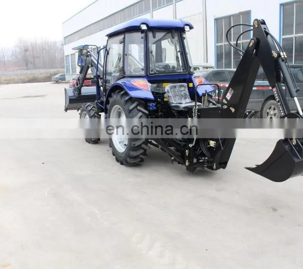 Tractor 504 With Front Loader and Backhoe photo-3