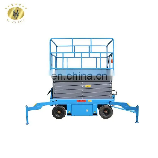 7LSJY Shandong SevenLift Outdoor Electric Towable Hydraulic Rising Single Person Underwater Spring Loaded Scissor Lift China photo-3