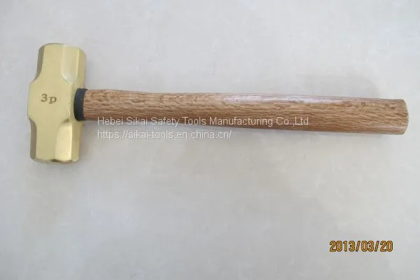 Explosion-proof Non Sparking Tools Sledge Hammer With Wooden Handle photo-3