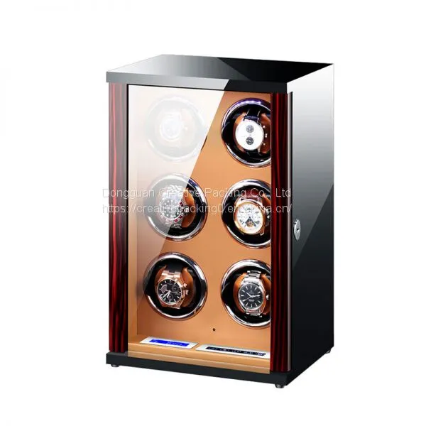 Vertical Design Watch Winder 6 Slots Watch Winder Wrist Watch Winder Box Watch Winder Suppliers photo-3