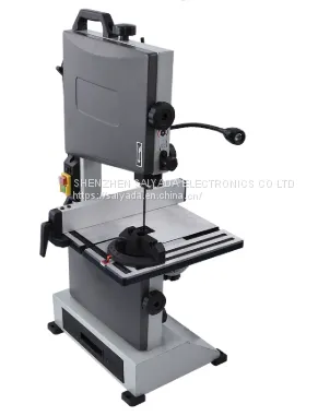 FS-D90 Multifunctional Band Saw Machine Small Home Woodworking Beads Cutting Machine Professional Band-Sawing Machine 220V 500W
