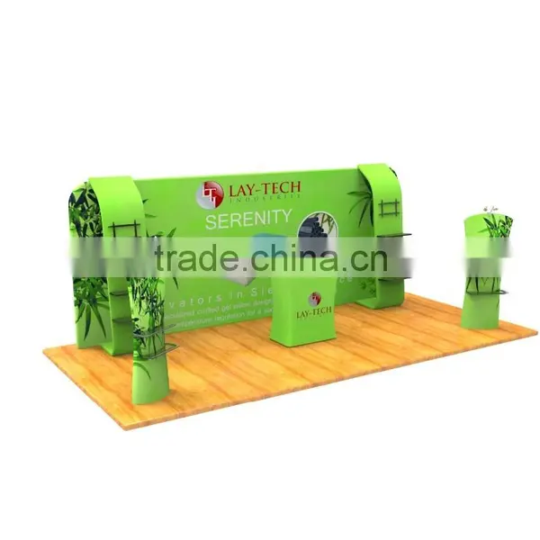 Custom Made Backdrop Fabric Tension Portable Tension Fabric Alumium Folding Panel Display photo-4