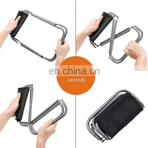 Super Light New Portable Multifunctional Aluminum Alloy Folding Stool Outdoor Fishing Stool Beach Camping Chair photo-2