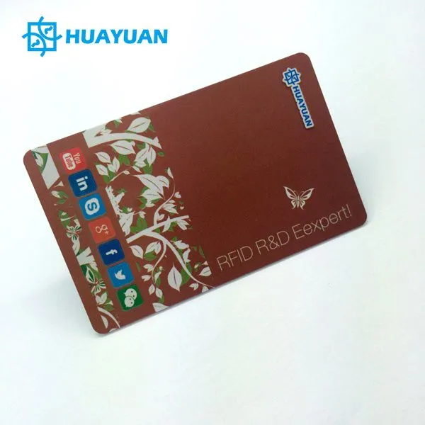 Custom Logo NXP MIFARE Ultralight EV1 RFID Plastic Card for Transport Tickets