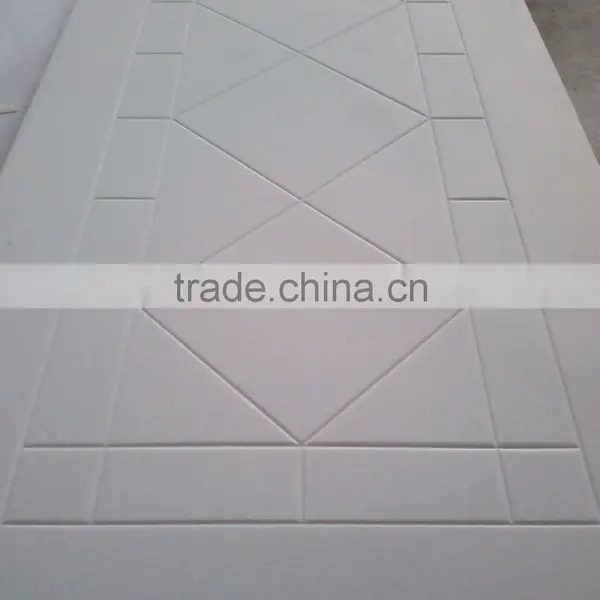 Classic Pattern Cultured Marble Shower Surround, Cast Marble Shower Panel photo-2