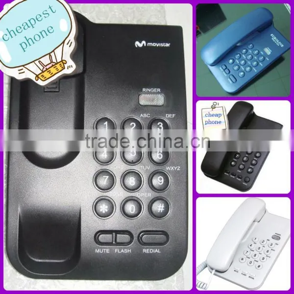 Office Basic Analog Corded Wired Clean Room Telephone photo-3