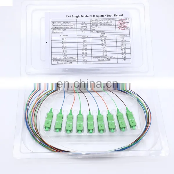 1x16 Plc Splitter Fibra Caja de Distribucion Ftth Rmini Fiber Optic Plc Splitter photo-3