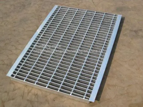 Hot Dip Galvanized Platform Anti Slip Steel Grating Stainless Steel Composite Steel Grating Galvanized Step Grating photo-4