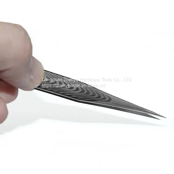 Tweezers Clip Ear Wax Repair Stainless Steel Sharp Elbow Tweezers Hair Removal Enhancement Bird's Nest Hair Picking Tool Set ST-10 photo-2