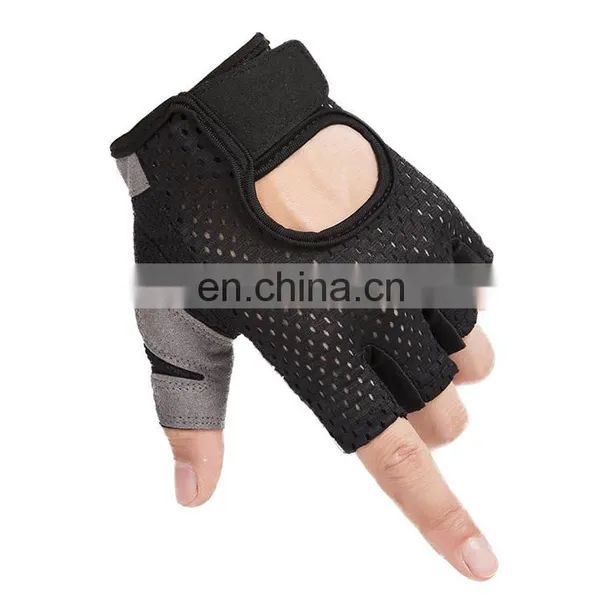 Men Women Apparatus Breathable Anti Slip Wear-resisting Half Finger Cycling Sport Gym Gloves