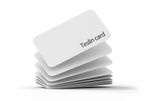 100% Polycarbonate Material Blank Window White Card For Identification Employee Management photo-2