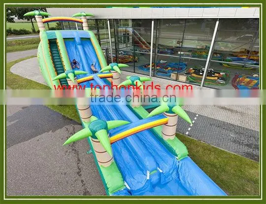 Factory Supply Giant Inflatable Water Slide With Pool photo-5