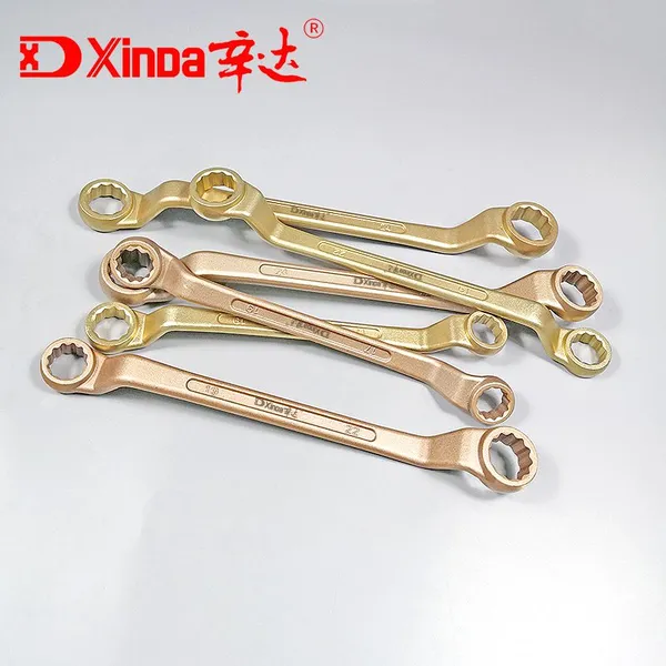 Xinda Non Sparking Double Box End Wrench Explosion Proof Tools Manufacturer Copper Alloy Spanner photo-4