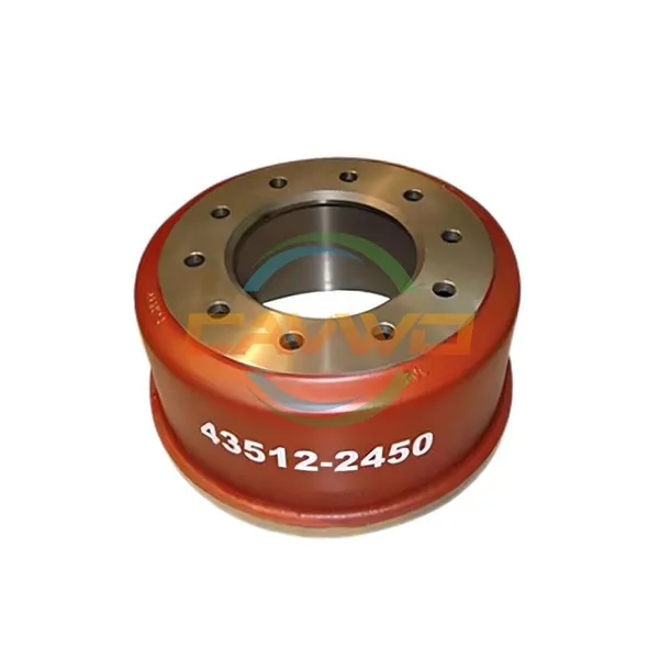 Brake System Brake Drum 435512-2450 for Hino Truck