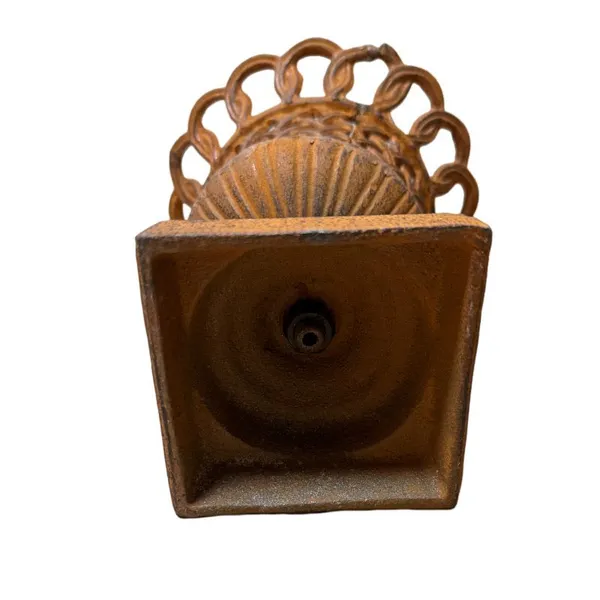 Antique Style Garden Planter Antique Brown Cast Metal - Flower Pot Plant Pot photo-5