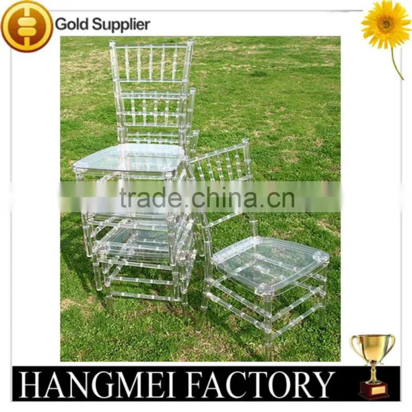 Cheap Stacking Clear Plastic Chiavari Chair Cushion photo-3