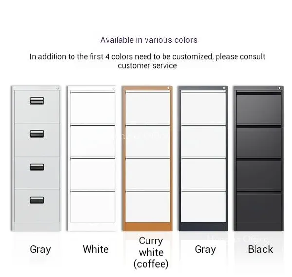 Multiple Colors Heavy-Duty Mobile A4 Hanging File Cabinet With Lockable System and Steel Column Slides | Large Capacity Storage for Office photo-3