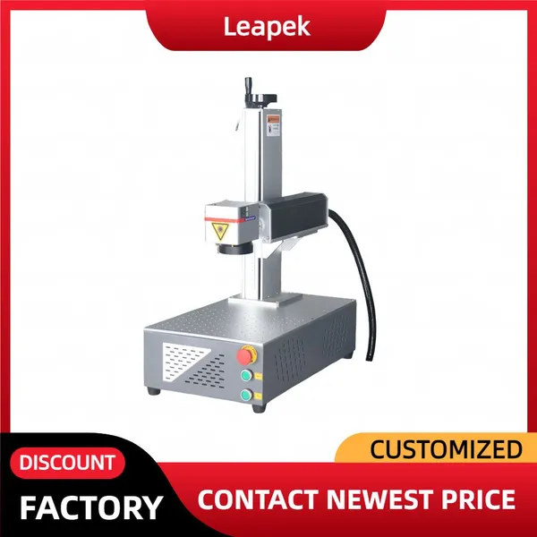 30W 50W 100W Fiber Laser Marking Machine Deep Engraving on Artware Gold and Sliver Metal Laser Engraving Machine photo-4