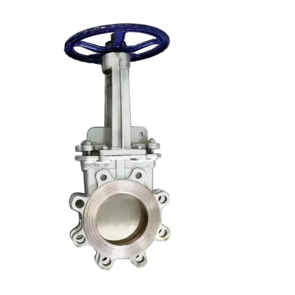 Lug Pneumatic Knife Gate Valve Slurry Knife Gate Valve 10 Inch 150LB Stainless Steel Knife Gate Valve