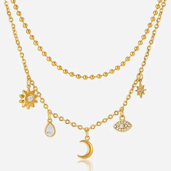 18K Gold PVD Coated Stainless Steel Necklace With Lifetime Warranty photo-5