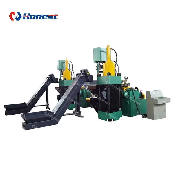 Hydraulic Scrap Metal Power & Chips Compact Briquette Machine