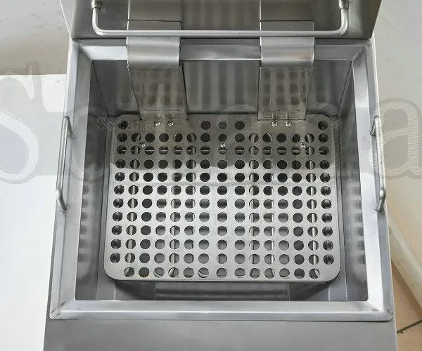 Double-cylinder Electric Frying Oven With Oil Drain Valve and Computer Control photo-4