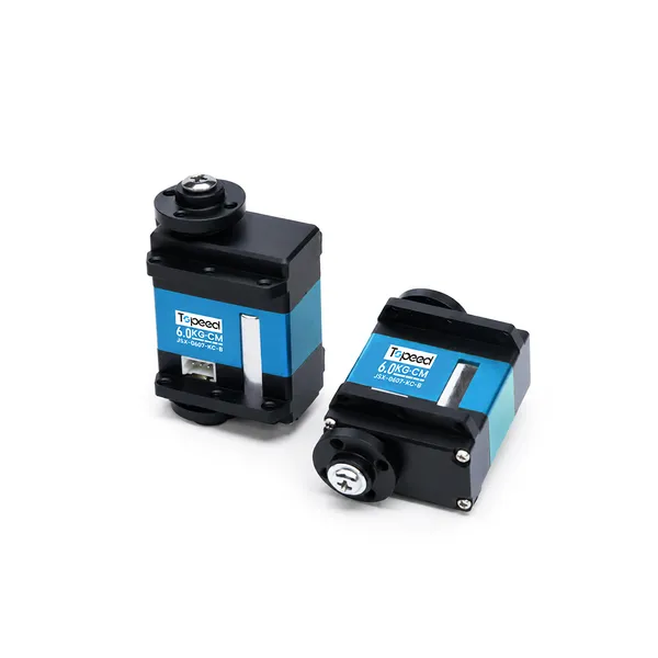 TTL Dual Axis Digital Coreless Servo 6V 6kg Metal Case Copper Steel Gear 360 Degree Programmable for Robot Joint Biped