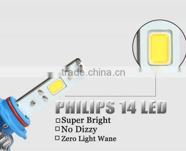 Factory Buyer 2016 Hot Sale High Quality 3000LM 30W Led Car Head Lights h1 h3 h4 h7 h8 h9 H11 Led Car Headlamp 6000k Bulbs photo-5
