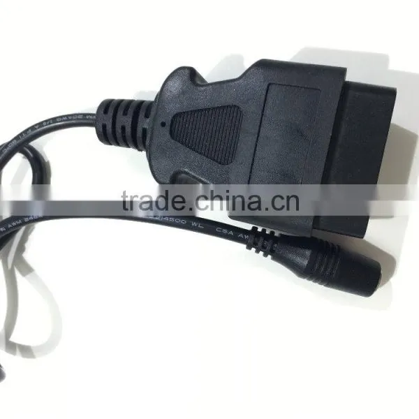 Male OBD Plug Female DC5.5x2.1 Diagnostic Adapter Cable photo-5