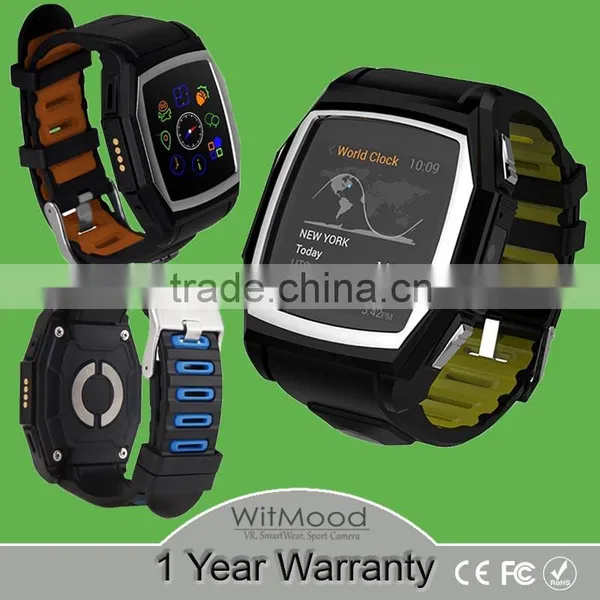 Waterproof IP57 Compass NFC GPS Bluetooth Smart Watch GT68 Men's Sports Heart Rate Wristwatch for Android Smart Phone +SIM photo-2