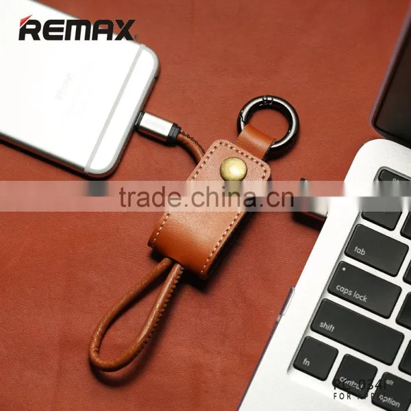 Hot Selling Remax Leather USB Cable for Iphone , Mini Iphone 6 Data Cable photo-2