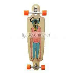 Long Skateboard 4 Wheels Completed Maple Wooden Skateboard(CE Test)