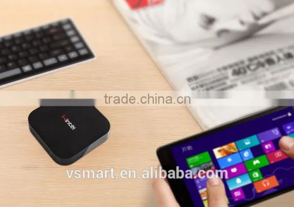Quad Core Wintel W8 Pocket PC Atom Z3735F tv Box W8 Dual OS tv Box Win 8.1 & Android4.4 Kitkat Android tv Box photo-6