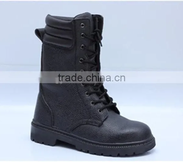 Good Selling in Russia Rubber Sole Buffalo Leather Safety Boots Safety Shoe 9066 photo-2