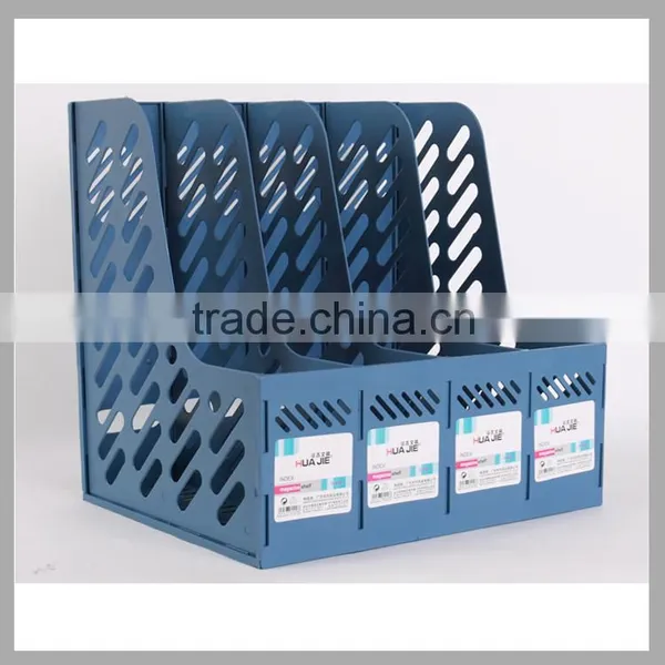 Foldable Document Shelf Cubbyhole Magazines Rack Desk Organizer File Holder photo-3