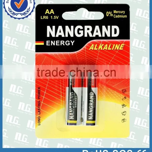 Stable Quality 1.5v aa Alkaline Battery Lr6