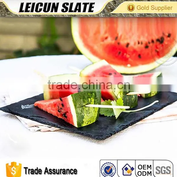 Tested Manufacturer Custom Made Customized Slate Tray Cheese Food Plate photo-3