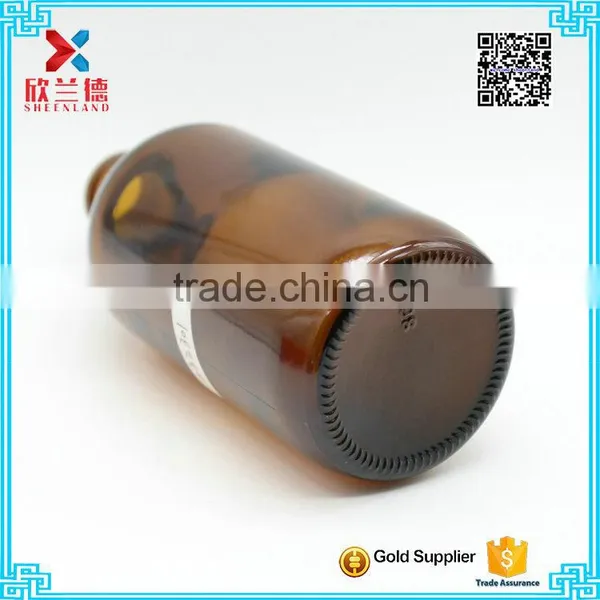 Hot Selling 250ml High Quality Amber Round Medicine Bottle photo-3