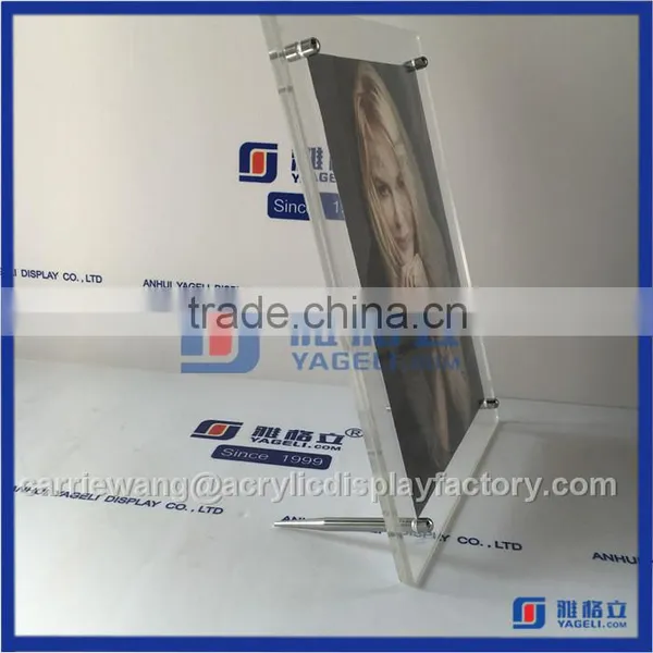 China Factory Hot Sale 8x10 Clear Acrylic Frames / Acrylic Maganetic Photo Frame photo-6