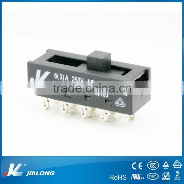 CALON SWITCH UL VDE Approved 2P4T Electronic Slide Switch photo-2