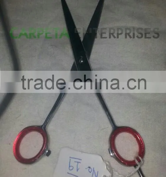 Barber Scissor With Razor Edge. Multi Colour Rings photo-2