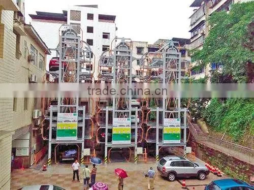 High Quality Motor Driven Save Space Vertical Rotary Parking System