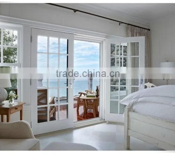 UPVC White Casement Doors With Grilles Designs photo-6