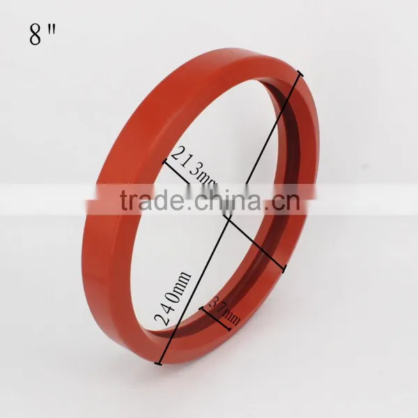 8" Grooved Coupling Gasket, Concrete Rubber Seal Pipe Fitting Groove Coupling photo-2