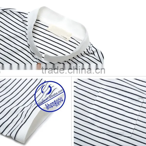 Custom Wholesale Striped Stand Collar Polo Shirt for Men photo-4