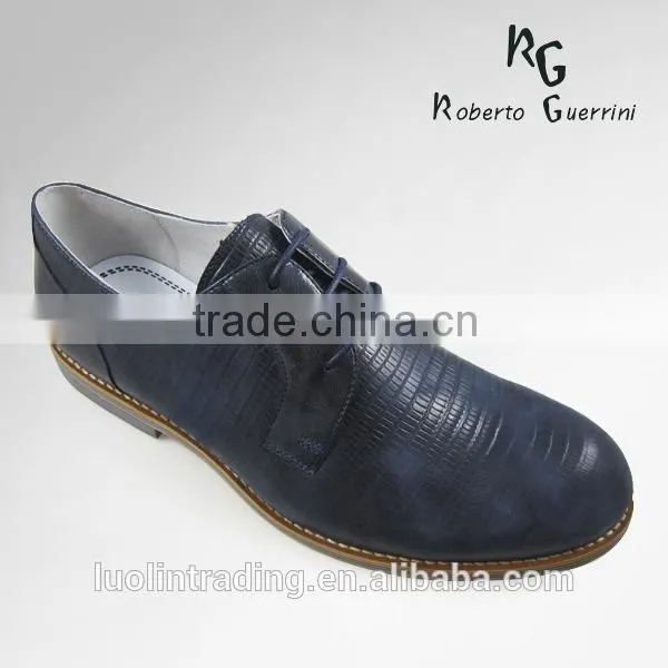 Wholesale Leather Lace up Man Shoe photo-6