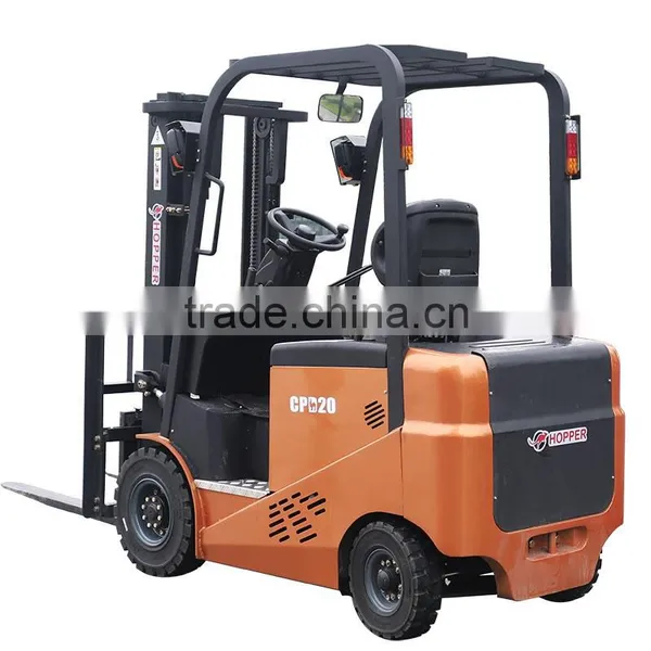Sitting Type 4-Wheel Electric Forklift Truck (CPD20E) photo-1