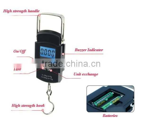 10g High Quality Digital Luggage Scale 50kg Cheap Price photo-6