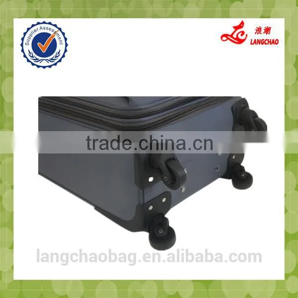 Durable 600D High Quality Real Push Trolley 4 Wheels Trolley Luggage Bag photo-6