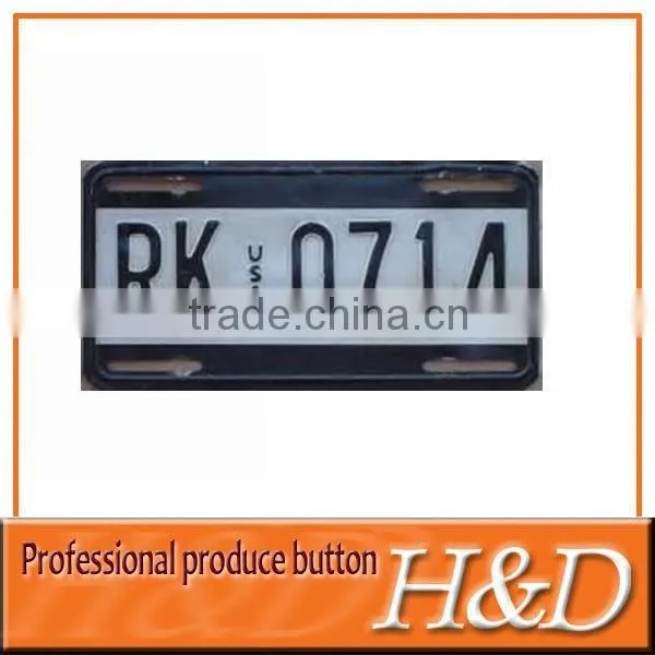2016 Custom Embossing Rotating Number Plate photo-2